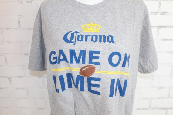 Corona Game On Lime In Beer Vintage Graphic t-shi… - image 2