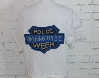 Police Week Washington DC Vintage Graphic t-shirt (RARE One of a Kind)