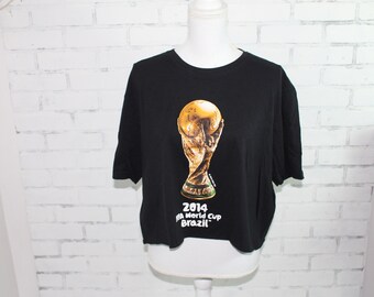 Fifa World Cup 2014 Soccer Graphic Tshirt (RARE one of a kind)