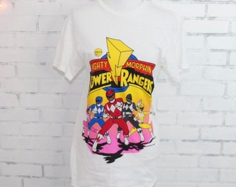 Power Rangers Vintage Graphic t-shirt (RARE One of a Kind) Collectible