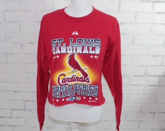 St.Louis Cardinals Baseball World Series Vintage Graphic Long Sleeve t-shirt (RARE one of a kind)