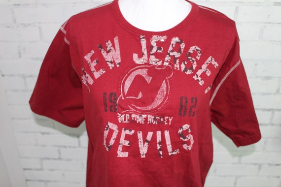 New Jersey Devils Jersey Hockey Vintage Graphic t… - image 2