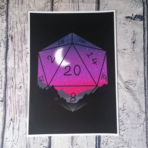D20 RPG Mond Druck
