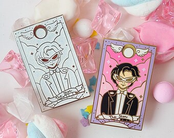 Moonie Magical Boy Damien as The Star Tarot Pin