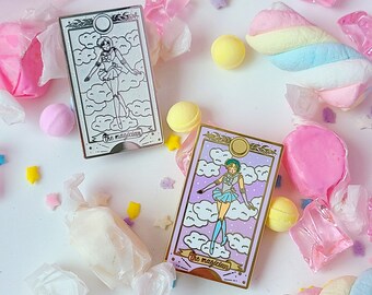 Moonie Magical Girl Mercury as The Magician Tarot Pin