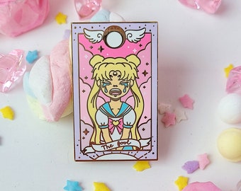 Moonie Magical Girl Moon As The Fool Tarot Enamel Pin