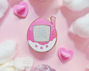 Neopets Fairy Castle  Tamagotchi Enamel Pin