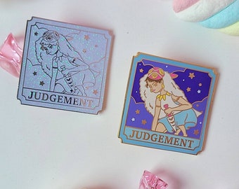 Studio Ghibli Princess Mononoke Sen Judgement Tarot Card Enamel Pin