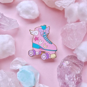 Moonie Magical Girl Moonie Roller Skate Enamel Pin