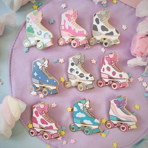 Cute Roller Skates Enamel Pins Collection