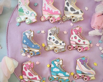 Cute Roller Skates Enamel Pins Collection