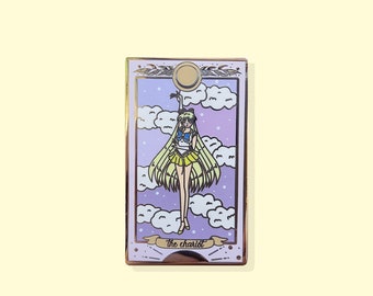 Moon Magical Girl Venus as The Chariot Tarot Enamel Pin