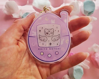 Moonie Luna Kitty Tamagotchi Acrylic Keychain