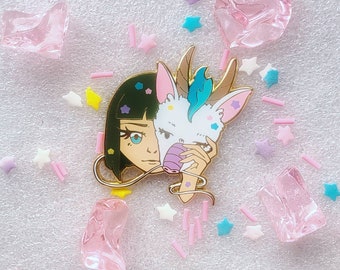 Studio Ghibli Spirited Away Haku Lantern Festival Enamel Pin