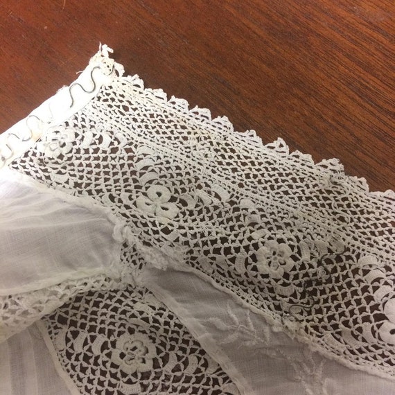 Victorian White Batiste Blouse | Irish Crocheted … - image 7