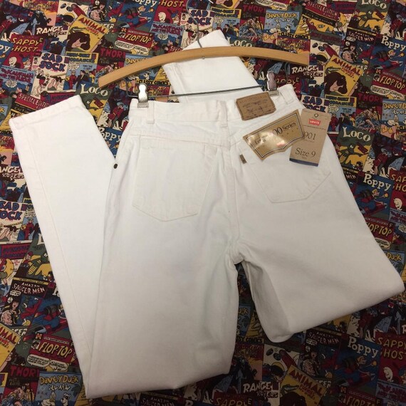 Levi's 1980's White Jeans | Levi's 901 | 900 Seri… - image 2