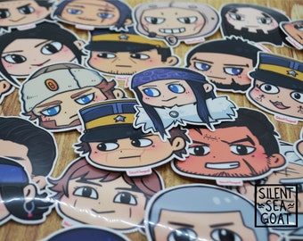 Golden Kamuy Asirpa Sugimoto Shiraishi Golden Trio Sticker Etsy Golden Kamuy Asirpa Sugimoto Shiraishi Golden Trio Sticker Etsy
