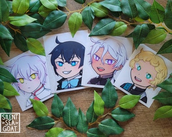 Anime Vampire Boys Peeker Stickers