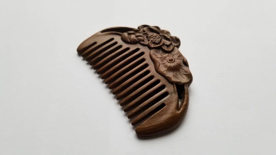 Gift for Her Araki Wooden Hair Comb Hand-Carved Comb | Etsy