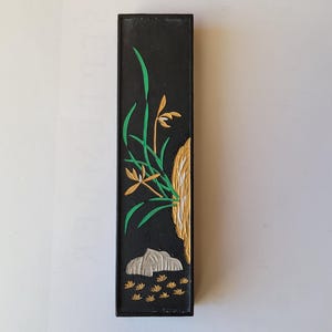 Chinese Calligraphy Sumi Ink Stick - Shanghai Ink Factory 上海墨厂气叶金兰墨条 - 62 grams