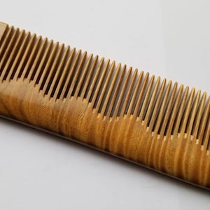 Wooden Comb for Men, Best Birthday Gift for Men Women, Wood Hair/Beard Comb, Husband Wife Gift,,Sandalwood Comb, Mustache Comb 5.3&quot;(13.5cm)