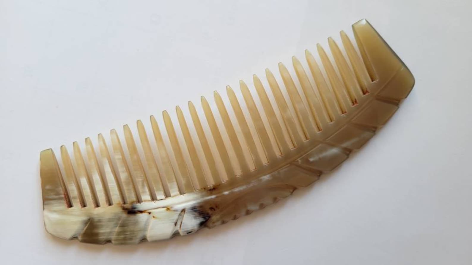 Luxury Yak Horn Comb Anniversary Gift for Her Birthday Gift Etsy