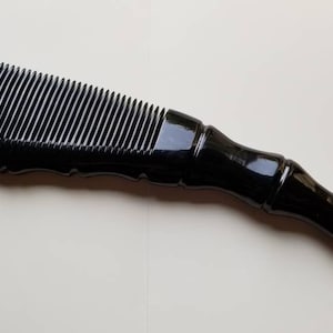 Extra Large Yak Horn Hair Comb: Viking Style Beard Comb