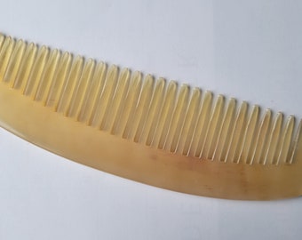 Sheep Horn Comb, Girlfriend Gift, Birthday Gift, Araki Horn Hair Comb, Wide Tooth Horn Comb, Horn Comb Women, Gift for Her 7" (17.8cm)