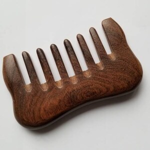 Wooden Hair Comb, Extra Wide Tooth Comb, Eco Friendly Gift, Araki Wood ...