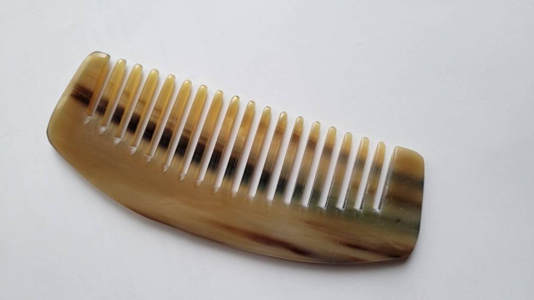Birthday Gift Her, Yak Horn Comb, Horn Hair Comb, One of a Kind
