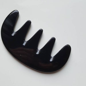 Yak Horn Wide Tooth Comb: Detangling Massage Comb