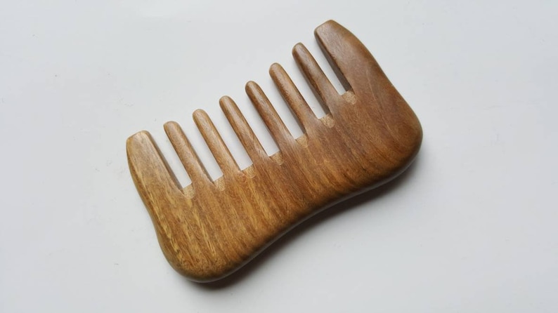 Extra Wide Tooth Comb Araki Detangled Wooden Comb Seamless Etsy