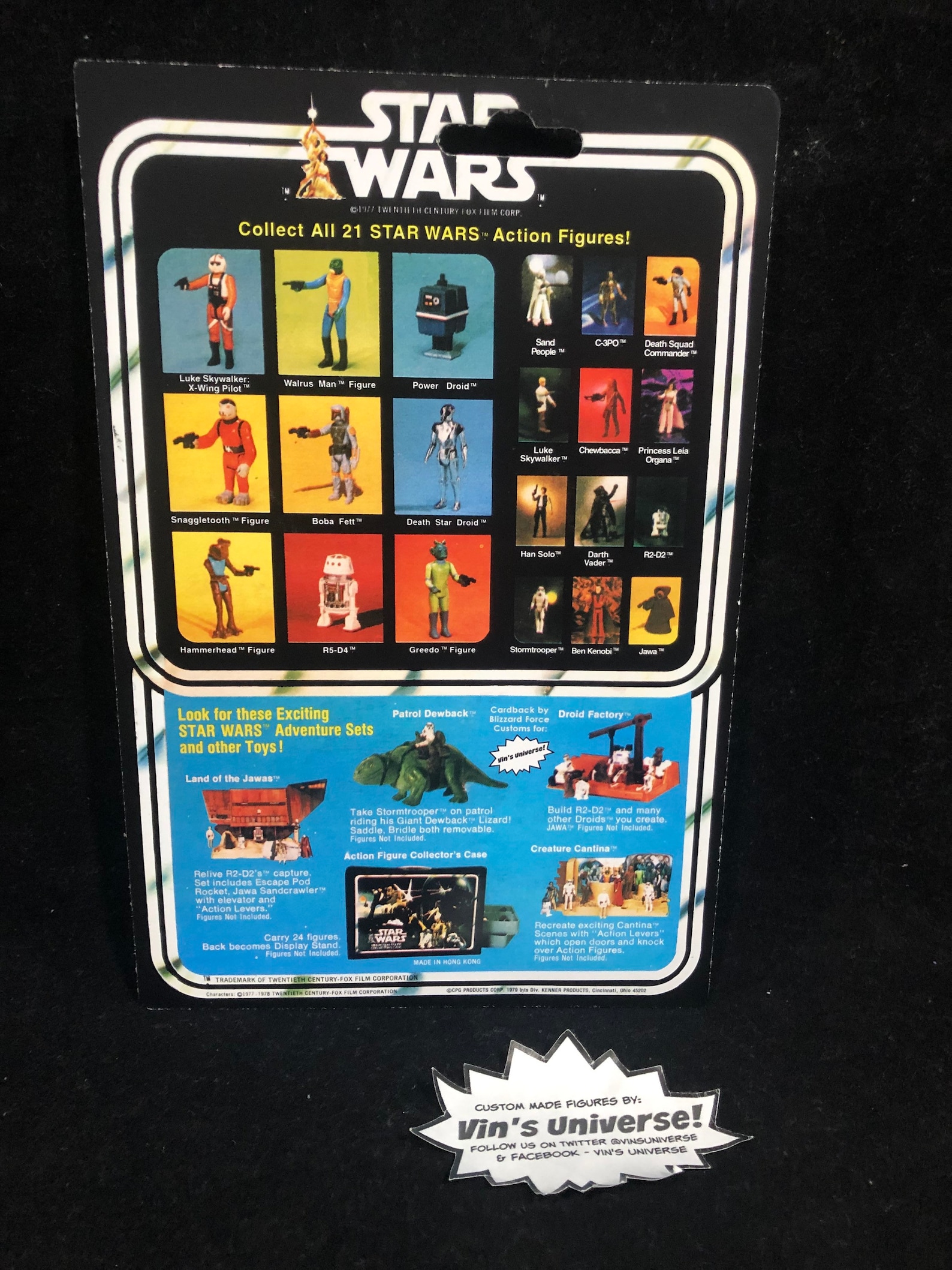 Custom made Vintage Star Wars Uncle Owen Action Figure Display Etsy