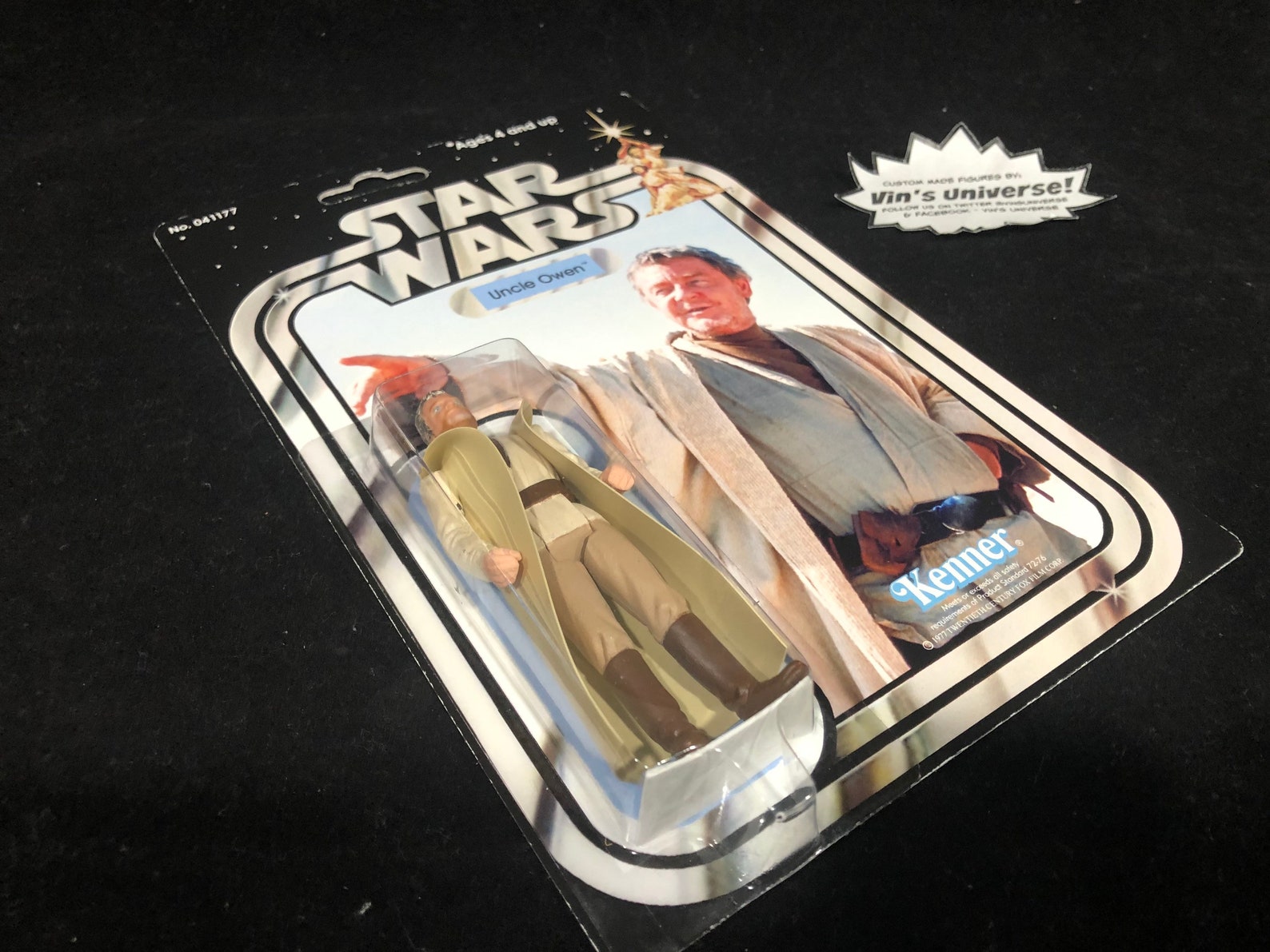 Custom made Vintage Star Wars Uncle Owen Action Figure