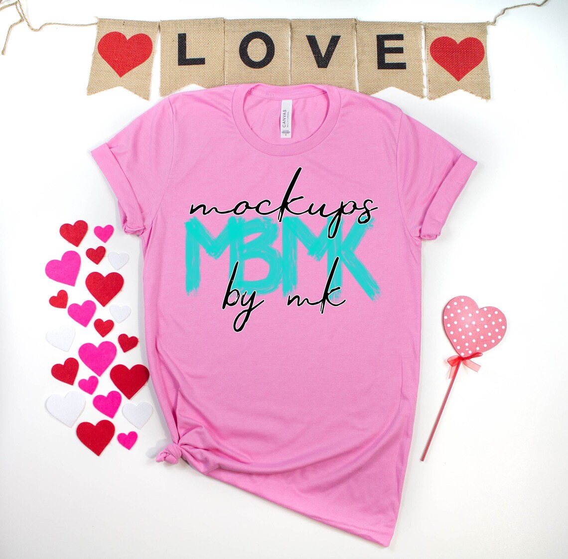 Download Heather Bubblegum Mockup 3001 Mockup Valentines 3001 | Etsy