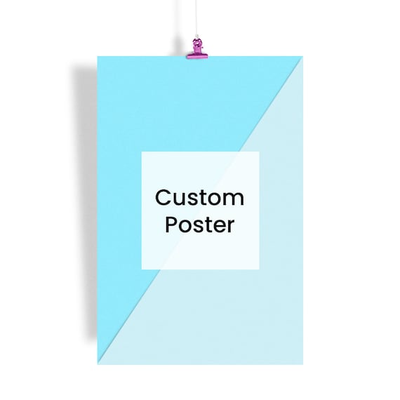 Custom Poster Print - Personalized Wall Art Photo Prints,  Create Your Own Poster - Upload Your Image/Photo - Print Your Own Photos, Images