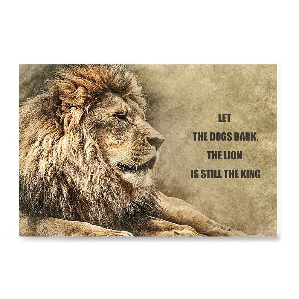 Buy Most Popular Lion Theme Quote Posters Power Strength Brave ...