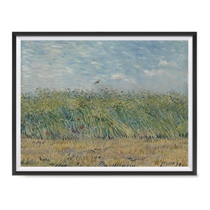 Vincent Van Gogh Art Reproduction Posters - Poster Printing - Wall Art Print for Home Office Decor - WHEATFIELD WITH PARTRIDGE