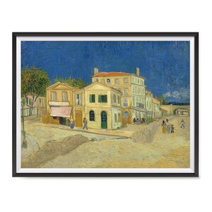 Vincent Van Gogh Art Reproduction Posters - Poster Printing - Wall Art Print for Home Office Decor - THE YELLOW HOUSE