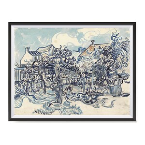 Vincent Van Gogh Art Reproduction Posters - Poster Printing - Wall Art Print for Home Office Decor - OLD VINEYARD