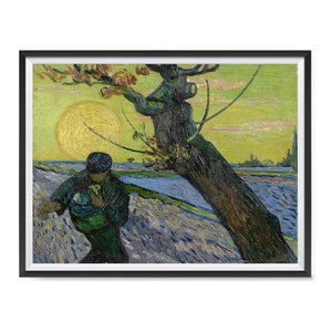 Vincent Van Gogh Art Reproduction Posters - Poster Printing - Wall Art Print for Home Office Decor - THE SOWER