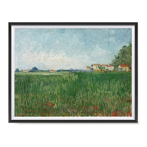 Vincent Van Gogh Art Reproduction Posters - Poster Printing - Wall Art Print for Home Office Decor -    FIELD WITH POPPIES