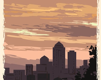 Retro Style USA STATES Travel Poster Series Grunge Vintage | Etsy