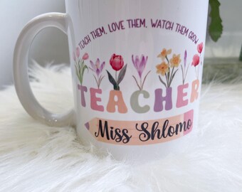 Personalised 11oz Teacher Mug - Teacher Gift