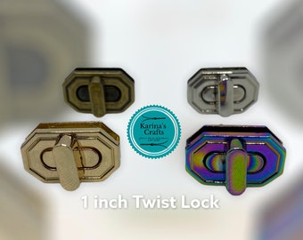1 inch Twist Lock- in 4 finish