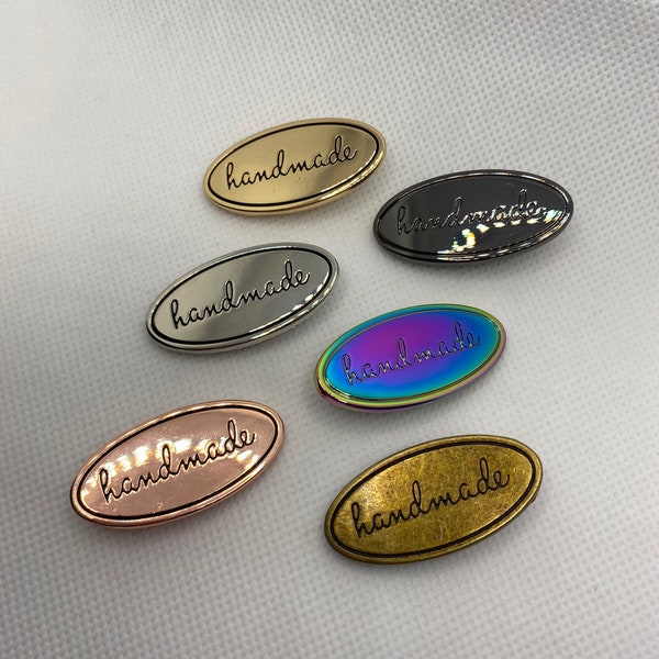Oval Handmade Label/Tags- in 6 color