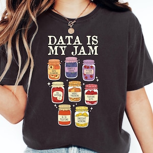 Comfort Colors Data Shirt, SQL Python Tee, Charts and Graphs Shirt, Data Scientist Gift, A/B Testing Machine Learning Tech Nerd T-Shirt