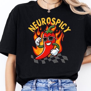Neurospicy Shirt, Autism Awareness Tshirt, ADHD Support Tee, Autism Spectrum Gift, Neurodivergent Shirt, Mental Health Tee, Neurosparkly Tee