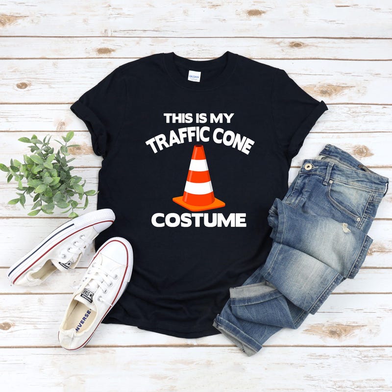 Traffic Cone Costume Adult Orange Tabard main image 1