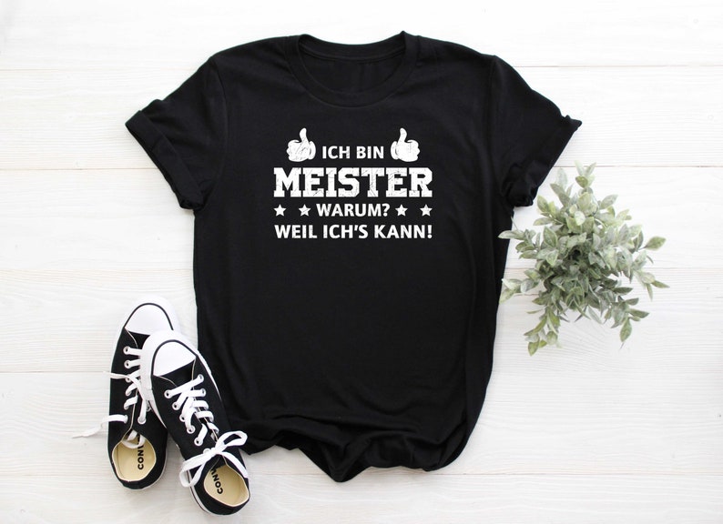 Ich Bin Meister Warum Weil Ich's Kann Lustiges Spruche Etsy